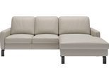 Ecksofa HOME AFFAIRE "Lecce, L-Form, Federkernpolsterung, Breite 224 cm", taupe, B:224cm H:86cm T:164cm, 100% Polyester, Sofas, Ecksofa, inkl. saugroboterfreundliche Höhe & schmale Armlehnen