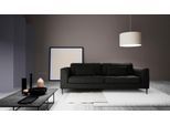 3-Sitzer TRENDMANUFAKTUR "Luzi, gemütlich elegant, tolle Detailverarbeitung, Steppung im Sitz", braun (eiffel tower), B:220cm H:80cm T:99cm, 100% Polyester, Sofas, 3-Sitzer, wahlweise mit Schlaffunktion und Bettkasten, inklusive Nierenkissen