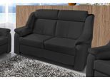 2-Sitzer SIT & MORE "Basel", schwarz, B:140cm H:98cm T:95cm, PRIMABELLE-Microfaser, Luxus-Microfaser (100% Polyester);Altara Nubuck, Luxus-Microfaser (100% Polyester);SOFTLUX-Kunstleder;NaturLEDER (echtes Rindsleder), Sofas, 2-Sitzer