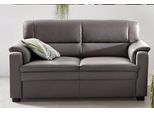 2-Sitzer SIT & MORE "Pisa", braun (mokka), B:133cm H:89cm T:90cm, Luxus-Microfaser (90% Polyester, 10% Polyamid);Struktur (100% Polyester);Luxus-Microfaser ALTARA NUBUCK (100% Polyester), Sofas, 2-Sitzer, mit Federkern