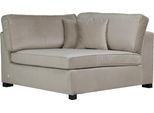 Sofa HOME AFFAIRE "Skara XXL", beige (dunkelbeige), B:130cm H:86cm T:130cm, 100% Polyester, Sofas, Sofa, Eckelement zur individuellen Polstergarnitur-Gestaltung