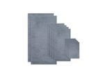 Handtuch VILLEROY & BOCH "Handtuch One 1er Pack, 10er Pack" Gr. M, grau (grau, blau), B:50cm, Obermaterial: 100% Baumwolle CO., Handtücher, Handtuch