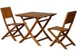 Balkonset SIENA GARDEN "Falun SET", beige (natur), Sitzmöbel-Sets, Balkonset