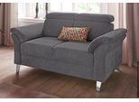 2-Sitzer SIT & MORE "Arngast", grau, B:156cm H:84cm T:93cm, Sofas, 2-Sitzer, inklusive Federkern und Kopfteilverstellung