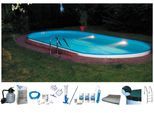 Ovalpool MY POOL BWT "PREMIUM mit blauer Innenfolie", weiß, B:360cm H:120cm L:623cm, Schwimmbecken, Ovalpool, Höhe 120 cm, in verschiedenen Größen
