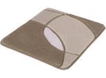 Badematte KLEINE WOLKE "Kent", beige, H:20mm, Polyacryl, Badematten, Badematte, Badteppich, modernes Design, Hoch-Tief Effekt, waschbar