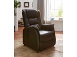 TV-Sessel DUO COLLECTION "Ponza mit elektrischer Aufstehhilfe", braun (schokolade), B:76cm H:111cm T:96cm, NaturLeder: Bitte beachten Sie, dass Lederbezüge mehr Nähte aufweisen als Stoffbezüge.;Leder in Sitz und Rücken, Korpus in passendem Softlux-Kunstleder bezogen, Sessel, TV-Sessel, Relaxfunktion und Taschenfederkern mit Stahlwellenunterfederung