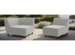 Sofaelement DOMO COLLECTION "Sonna, individuell zusammenstellbar", braun, B:73cm H:77cm T:103cm, 100% Olefin, Polsterelemente, Sofaelement, Einzelelemente für Terrasse, Garten und Balkon, speziell für Outdoor