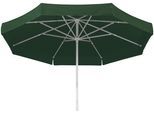 Marktschirm SCHNEIDER SCHIRME "Jumbo", grün (dunkelgrün), Obermaterial: 100% Polyester, Standschirme, Marktschirm, ØxH: 400x295 cm, Aluminium/Polyester