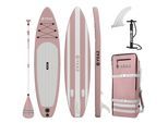 Inflatable SUP-Board YEAZ "SUP Board und Kit LIDO - EXOTRACE PRO - SET", pink, Wassersportboards, Inflatable SUP-Board
