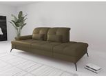 Recamiere SIT & MORE "Amica, inkl. Sitztiefenverstellung und Armteilverstellung", grün (olive), B:231cm H:90cm T:122cm, Sofas, Recamiere, wahlweise mit Kopfteilverstellung und Stauraum