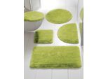 Badematte HEINE HOME Gr. 3, grün (apfelgrün), rechteckig (60cm x 100cm ), 1 Stk., Badematten, Badematte