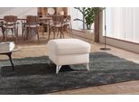 Polsterhocker SIT & MORE "Astoria", beige (creme), B:63cm H:48cm T:74cm, 100% Polyester, Hocker, Polsterhocker, Passend zur "Astoria"-Serie