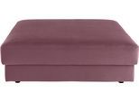 Sofa-Mittelelement HOME AFFAIRE "Bloomfield Mega Hocker in 2 Größen", rosa (altrosa), B:109cm H:43cm T:114cm, 100% Polyester, Polsterelemente, Sofa-Mittelelement, passende Erweiterung zur Serie "Bloomfield", als Mittelelement passend