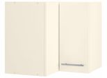 Eckhängeschrank WIHO KÜCHEN "Ela", beige (front und korpus: magnolia), B:60cm H:56,5cm T:35cm, Schränke, Eckhängeschrank, mit Metallgriffen