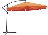 Ampelschirm GARDEN PLEASURE, orange (terrakotta), Bezug: 100% Polyester, Standschirme, Ampelschirm, Ø 300 cm, terracotta