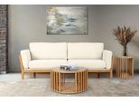 Couchtisch WOODMAN "Drum, Breite/Tiefe/Höhe: 83/83/42 cm", braun (eichefarben), B:83cm H:42cm T:83cm, Tische, Couchtisch, Holzfurnier aus Eiche, Sproßen aus massiver Eiche, FSC