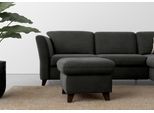 Polsterhocker HOME AFFAIRE "Trelleborg", grau (anthrazit), B:58cm H:48cm T:58cm, 95% Polyester, 5% Polyamid, Hocker, Polsterhocker, Cord-Bezug, mit Staufach, inkl. Federkern-Polsterung