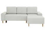 Ecksofa HOME AFFAIRE "Samu L-Form", beige (creme), B:235cm H:93cm T:160cm, Microfaser PRIMABELLE (100% Polyester);Samtoptik (100% Polyester);Struktur fein (100% Polyester), Sofas, Ecksofa, wahlweise mit Bettfunktion und Bettkasten