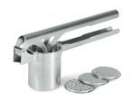 Kartoffelpresse GEFU "TRI STAR", silber (silberfarben), Edelstahl 18/10, Küchenpressen, Kartoffelpresse