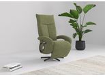 TV-Sessel SIT & MORE "Amica, inkl. Kopfteilverstellung & Drehfunktion", grün (hellgrün), B:74cm H:112cm T:82cm, 100% Polyester, Sessel, TV-Sessel, wahlweise mit 2 Motoren, Akku und Aufstehhilfe