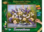 Malen nach Zahlen SCHIPPER "Meisterklasse Premium - Sommerblumen", bunt, Malvorlagen, KinderB:50cm H:40cm, Malen nach Zahlen, Made in Germany, B:50cm H:40cm