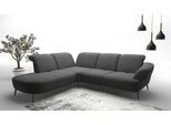 Ecksofa SIT & MORE "Dance, L-Form, inkl. Sitztiefenverstellung", braun (schlamm), B:302cm H:91cm T:270cm, 95%Polyester 5%Polyamid, Sofas, Ecksofa, inkl. Click&Seat, optional mit Kopfteilverstellung