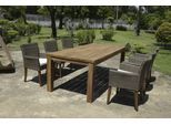 Garten-Essgruppe GARDEN PLEASURE "PALA", braun, Sitzmöbel-Sets, Garten-Essgruppe