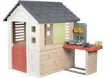 Spielhaus SMOBY "Smoby Life Natur mit Werkstatt", bunt, Spielhäuser, KinderB:151cm H:127cm T:111cm, Kunststoff, Spielhaus, Made in Europe, B:151cm H:127cm T:111cm