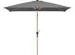 Marktschirm SCHNEIDER SCHIRME "Cordoba", grau (anthrazit), Bespannung: 100% Polyester, Standschirme, Marktschirm
