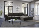 Ecksofa SIT & MORE "Bendigo L-Form", grau (anthrazit), B:284cm H:87cm T:175cm, Sofas, Ecksofa, inklusive Sitztiefenverstellung, Bodenfreiheit 15 cm, 2 Fußfarben