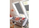Dachfensterplissee SUNLINES "StartUp Style Honeycomb VD", grau (anthrazit, weiß), B:97,3cm H:99,5cm, Obermaterial: 100% Polyester, Plissees, Dachfensterplissee, mit Führungsschienen