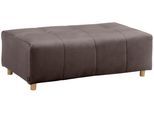 Polsterhocker HOME AFFAIRE "Scania", braun, B:127cm H:45cm T:68cm, Microfaser (100% Polyester);Struktur fein (100% Polyester);Samtoptik (100% Polyester), Hocker, Polsterhocker, passend zum Ecksofa "Scania"