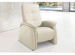 Sessel EXXPO - SOFA FASHION "Tivoli, Hochlehnsessel, Relaxsessel, Kinosessel, bequem", beige (keramik), B:87cm H:109cm T:152cm, Softlux-Kunstleder;NaturLeder;Luxus-Microfaser, »Aqua Clean« (50% Polyester, 35% Polyacryl, 15% Polyamid), Sessel, Sessel, mit Relaxfunktion, schmale Armlehnen