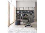Drehsessel TRENDMANUFAKTUR "Mira, Loungesessel", grau (stone, dunkelgrau), B:83cm H:85cm T:80cm, 92% Polyester, 8% Nylon;100% Polyester, Sessel, Drehsessel, in zeitlosem, modernen Stil mit praktischer Drehfunktion