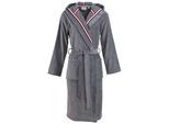Unisex-Bademantel CARL ROSS "481310" Gr. XS, grau (platin), XS, Velours, Hausmäntel, Unisex-Bademantel, Midilänge