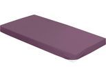 Spannbettlaken BIERBAUM "Jersey", lila (flieder), 1 Stk., Jersey, 180-200x200-220 30cm, Jersey, Obermaterial: 95% Baumwolle, 5% Elasthan, Bettlaken, Spannbettlaken, 95 % Baumwolle und 5 % Elasthan für optimale Weichheit und Dehnbarkeit