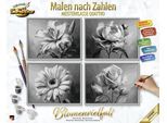 Malen nach Zahlen SCHIPPER "Meisterklasse Quattro, Blumenvielfalt", bunt, Malvorlagen, KinderB:24cm H:18cm, Malen nach Zahlen, Made in Germany, B:24cm H:18cm