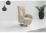 TV-Sessel SIT & MORE "Glendale", sand, B:75cm H:112cm T:82cm, 100% Polyester, Sessel, TV-Sessel, wahlweise mit Aufstehhilfe, 2 Motoren und Akku