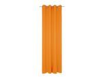 Vorhang WIRTH "Dim out", orange, B:142cm H:185cm, Polyester, Gardinen, Vorhang, nach Maß
