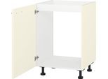 Spülenschrank KOCHSTATION "KS-Scafa", beige (magnolia), B:50cm H:75cm T:56cm, Schränke, Spülenschrank, in verschiedenen Breiten, wahlweise Türanschlag rechts oder links