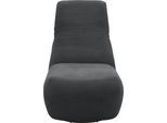 Relaxsessel HOME AFFAIRE "Emberson Sessel, Rückenlehne hochklappbar, Drehsessel", grau (dunkelgrau), B:68cm H:67cm T:88cm, 92% Polyester, 8% Nylon, Sessel, Relaxsessel, Rückenverstellung, Drehfunktion, wahlweise auch Swivel (Wipp) Funktion
