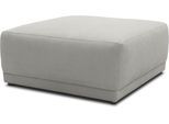 Hocker DOMO COLLECTION "800007", grau (hellgrau), B:100cm H:45cm T:100cm, 95% Polyester, 5% Polyamid, Hocker, Hocker, nach Wunsch zusammenstellbar