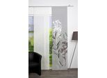 Schiebegardine VISION S "SEMORA" Gr. 1, grau, B:60cm H:260cm, Polyester, Gardinen, Schiebegardine, HxB: 260x60, Schiebevorhang Bambusoptik Digitaldruck