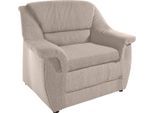 Sessel DOMO COLLECTION "Lale, formschöner und komfortabler Sessel, tolle Armlehnen", beige, B:98cm H:88cm T:93cm, Struktur grob (85% Polyester, 15% Polyacryl);Struktur (100% Polyester);Microfaser PRIMABELLE (100% Polyester), Sessel, Sessel, modern und zeitlos