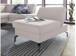 Hocker SIT & MORE "Brisbane", beige (creme), B:77cm H:46cm T:112cm, Soft clean (98% Polyester, 2% Polyamid), Hocker, Hocker, Fußhöhe 15 cm, mit Federkern und Klappfunktion