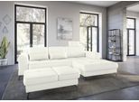 Ecksofa SIT & MORE "Bendigo L-Form", weiß (altweiß), B:284cm H:84cm T:175cm, Sofas, Ecksofa, inklusive Sitztiefenverstellung, Bodenfreiheit 12 cm, in 2 Fußfarben
