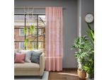 Vorhang NEUTEX FOR YOU "Libre-ECO" Gr. 1, orange (koralle), B:142cm H:245cm, Jacquard, Polyester, Gardinen, Vorhang