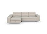 Ecksofa SIT & MORE "Baviene L-Form", beige (creme), B:286cm H:92cm T:176cm, Sofas, Ecksofa, inklusive Sitztiefenverstellung und Federkern, wahlweise Bettfunktion