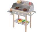 Kinder-Grill ROBA "BBQ Grill", bunt, Spielzeug-Haushaltsgeräte, KinderB:71cm H:71cm T:32cm, Kinder-Grill, mit Zubehör, B:71cm H:71cm T:32cm